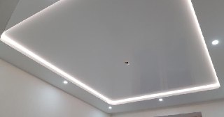 Светодиодные натяжные потолки Колпино, цена от 1556 руб.